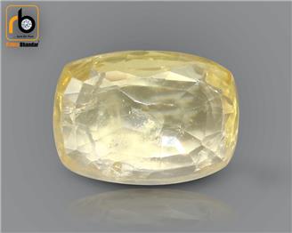 Natural Heated & Treated Certified Yellow Sapphire (Pokhraj) 3.21 cts. ( 67393 )